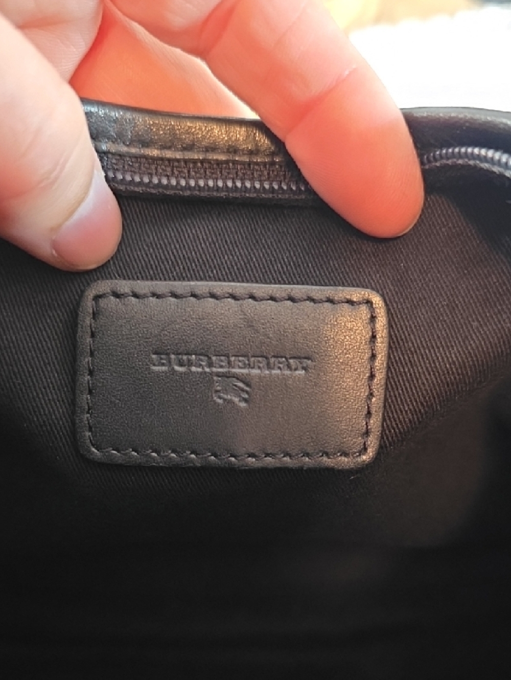 Burberry Red Plaid Shoulder Bag with Black Trim - Picture 6 of 15